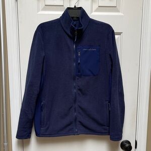 Vineyard Vines Navy Fleece Jacket-Full Zip